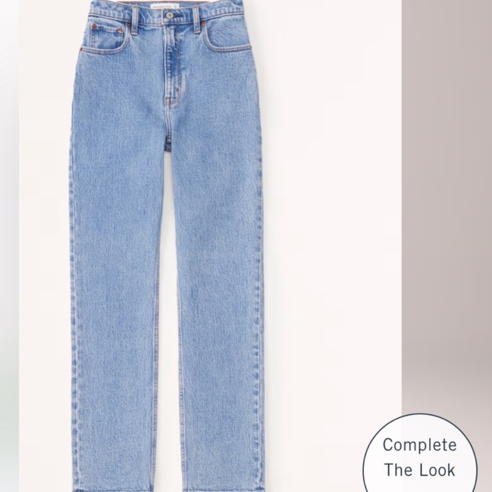 A&F 90s straight jeans